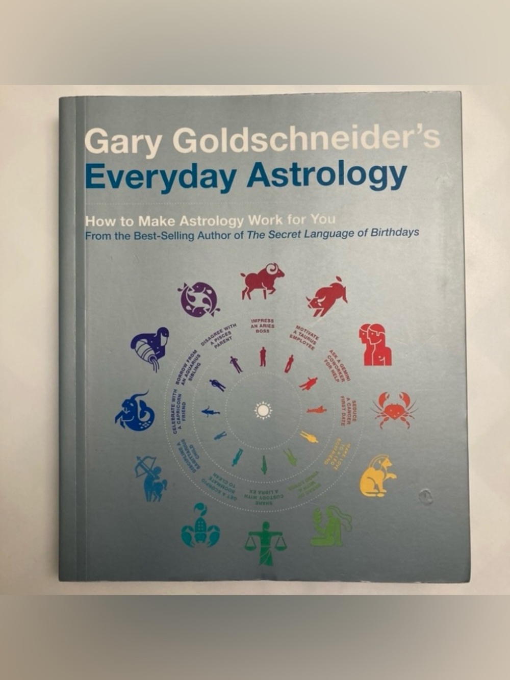 SOFTCOVER Everyday Astrology book, by Gary Goldschneider, great intro book